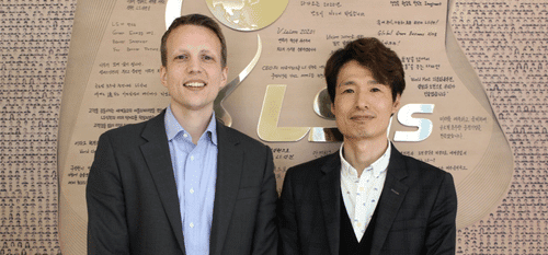 Rescale CEO Joris Poort and LSIS Senior Researcher Yoo Sung-yeol