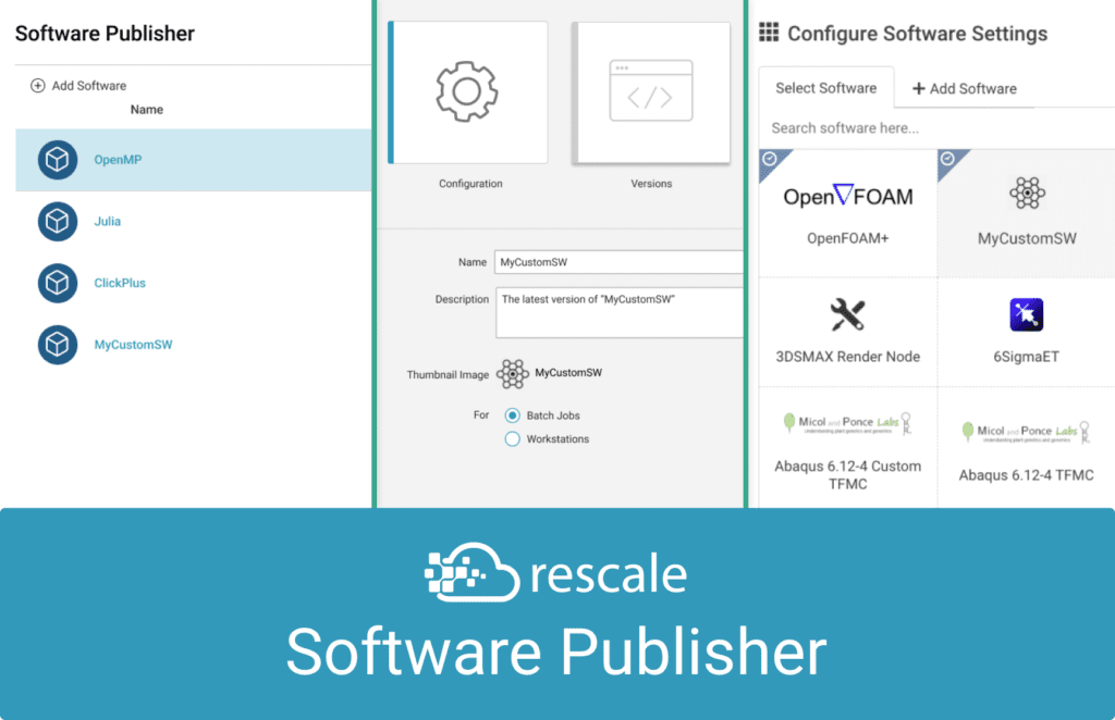 Introducing Rescale Software Publisher