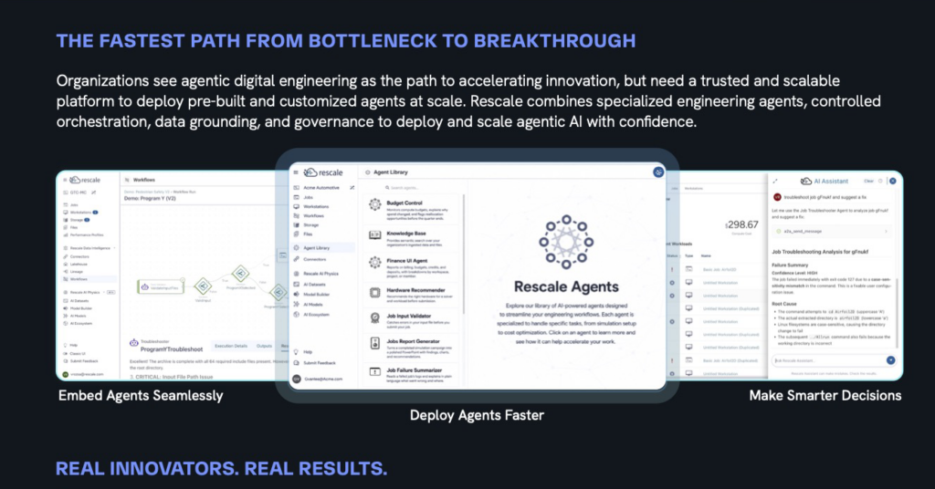 Rescale Agentic Engineering Solution Brief 2026 cropped