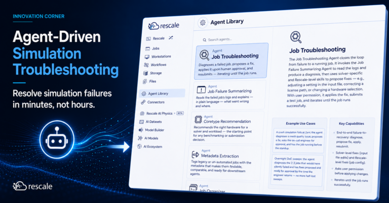 agent driven simulation troubleshooting