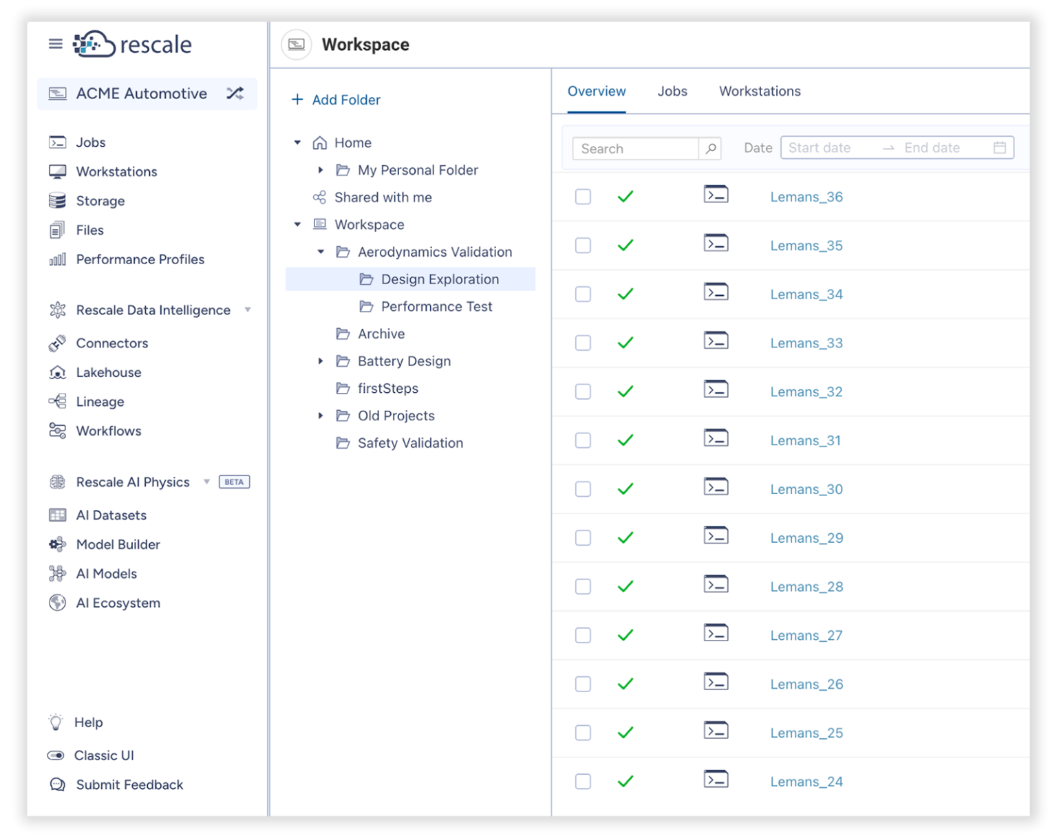 Rescale Input Script Introducing the New Rescale Platform Experience