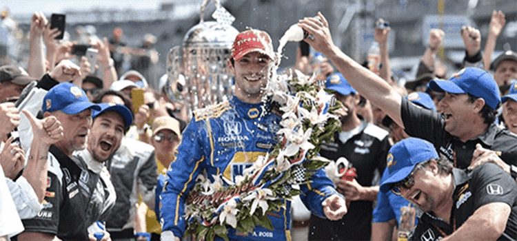 Rescale and Rossi: Supporting the innovators of motorsport. Alexander Rossi, winner of the Indy 500