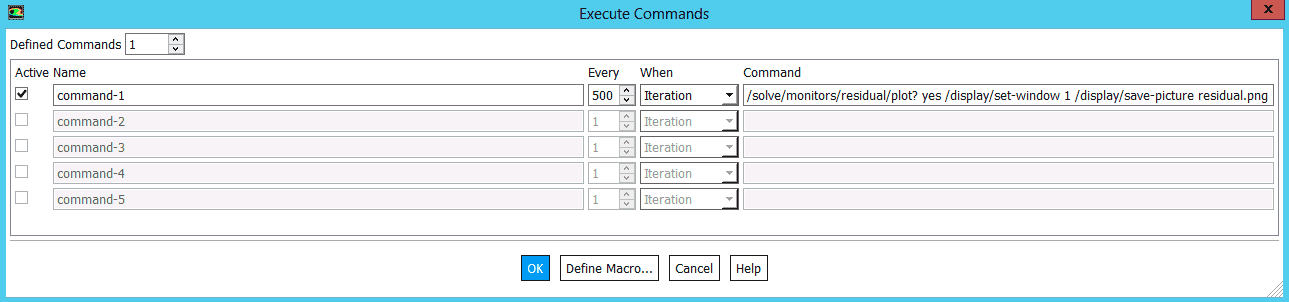 Fluent Execute Commands