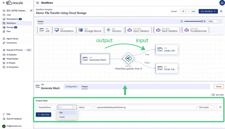 File Sharing Across Multi-Step Simulation Workflows